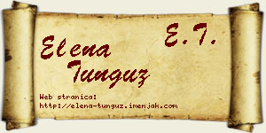 Elena Tunguz vizit kartica